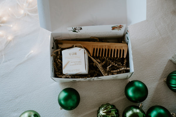 Chioma da Favola Box – Maschera Solida & Pettine Naturale per Capelli da Sogno