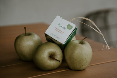 MelaTiro - shampoo solido rinforzante alla mela 2 in 1, edizione autunnale