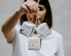 Nel bagaglio a mano – Kit da viaggio con shampoo solido e porta-shampoo